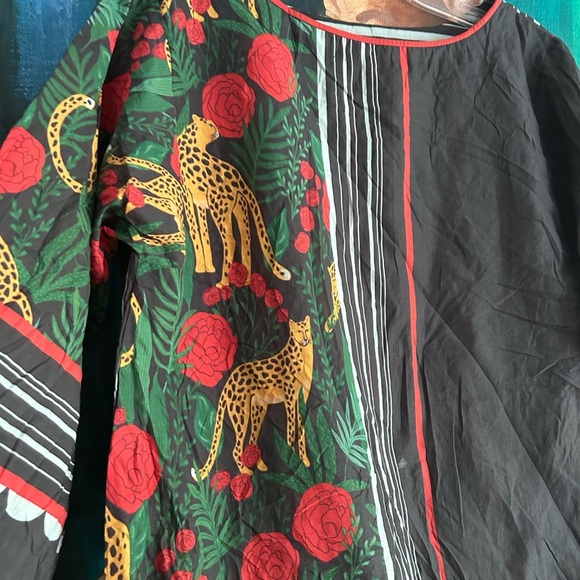 Multicolor Long Sleeve Dress - Picture 6 of 15